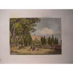 Villa d´Este in Tivoli (Italien). Domenico Amici, 1847