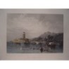 Gulf of Venice - Antique engraving by Robert Wallis