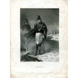 Davoust grabado realizado por H. Robinson sobre obra de Louis David