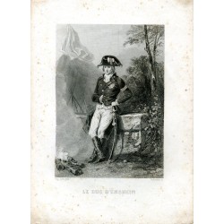 Le duc d'Enghein engraved by Outhwaite, painted by Eugenio Lami