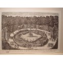 «Veue des Bains d´Apollon, situez dans le petit parc de Versailles, a main droite» Dib..and engraved by Pierre Aveline (Paris, 1