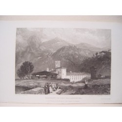 Abbazia di Vallombrosa - incisione del 1832
