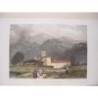 Italien. Kloster Vallandrosa. Gezeichnet von James Duffield Hardings (1798–1863). Kupferstich von J. Henshal