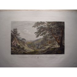 España. Valencia. Vista de Porta Coeli. Alexandre Laborde.(1810-11)
