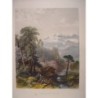 Val Saint-Nicolas. Suisse. D'après J.D. Harding. Gravure de W. Wallis (1854).