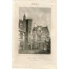 Francia. Palacio de Cluny, Paris.Grabado. Lemaitre de un dibujo de Gaucherel.