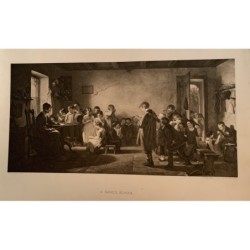 A Dame's School, nach Thomas Webster - Antiker Druck