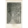 Angleterre. Northumberland. Chœur de l'église d'Hexham, gravé par R. Roffe.