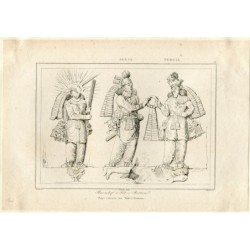 L'incoronazione di Ardashir II. Rilievo rupestre a Taq-e Bostan