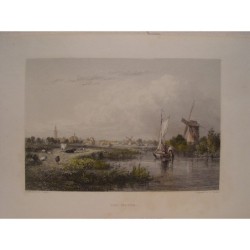 The Hague, Netherlands - Antique print c. 1833