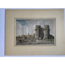 Quart Towers, Valencia – Antiker Druck 1810 – Alexandre Laborde.