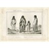 Polar Regions. Eskimos. Engraving directed by Lemercier.