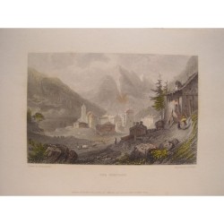 Simplon, Valais (Switzerland) - 1832 engraving