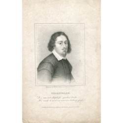 Shakespeare-Stich von W. Holl nach einem Stich von R. Cooper