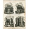 London City Gates engraved by William Pars