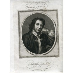 Thomas Otway, gravé par John Goldar. Dessiné par Mary Beal.