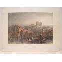 Avignon (France). Antique engraving, c. 1853