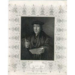 Sir John More gravé par WT Mote d'après une œuvre de Holbein.