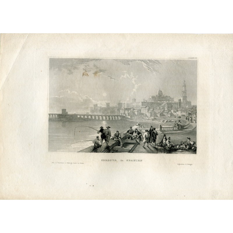 Spain. Cordoba, engraved by Verleger.