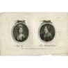 Incisione di Miss G. e The Martial Orator pubblicata da A. Hamilton nel 1774