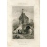 England. Yarmouth. North-west view. Engraving by Lemaitre. 1845
