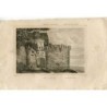 France. Gate to Vezelay. Engraving by Lemaitre