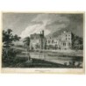 Château de Wressle, Yorkshire - gravure de 1812