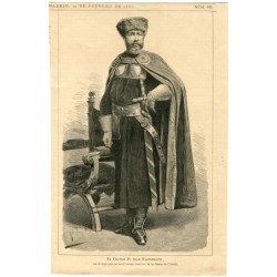 Doktor D. Juan Fastenrath, Jurist, Schriftsteller und Übersetzer der deutschen Sprache, Kupferstich 1881