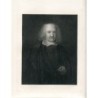 Thomas Hobbes, philosophe - gravure de 1884 - John Masey Wright