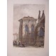Francia. Dieppe 'Church of St. Jacques' Painted by David Roberts. Engraved by Thomas Higham (1796-1844)
