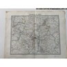 Map of Paris and its surroundings - Engraving by Ambroise Tardieu & A. Vuillemin.