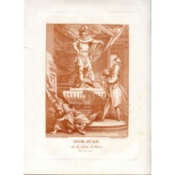 Festa di Dom Juan o di Pierre, incisa da Laurent Cars da un disegno di Francois Boucher