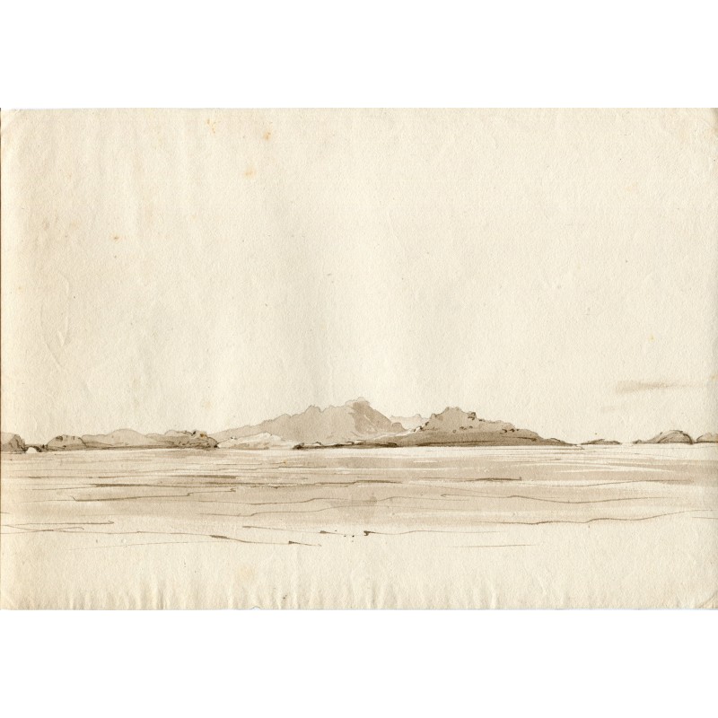 Scozia. Iona. Ebridi Interne. Acquerello