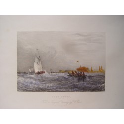 France. Calais. "Fort Rouge" David Cox drew. Recorded Samuel Fisher.