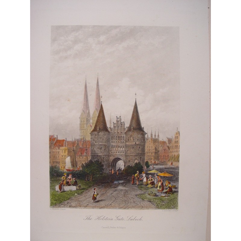 The Holsten Gate in Lubeck