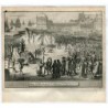 Maniere de bruler ceux qui ont ete condannez par L'Inquisition grabado por Van der Aa (Alvarez de Colmenar) en 1815