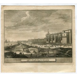 Portugal. Bellem. Königliche Klosterkirche, 1715 von Alvarez de Colmenar graviert.