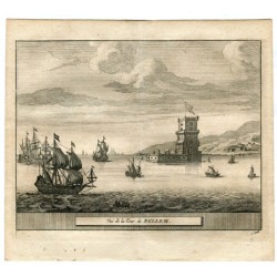 Portugal. Bellem. Vue de la tournée de Bellem enregistrée par Van der Aa (Alvarez de Colmenar) en 1715