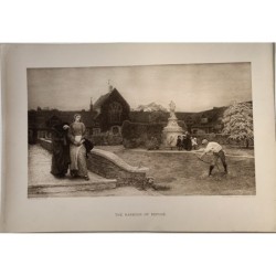 Le port de Refuge, photogravé par W.B. Jobson, copie d'un dessin de Frederick Walker