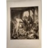 La fanciulla e la gazza, fotoincisione di WB Jobson, copia di un disegno di Edwin Landseer