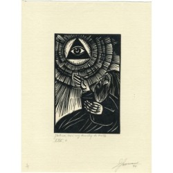 Religious engraving - Josef Bossaert