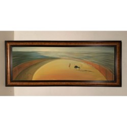 Julio Viera (Espagnol, né en 1934) - Peinture à l'huile sur toile représentant une corrida, 1962