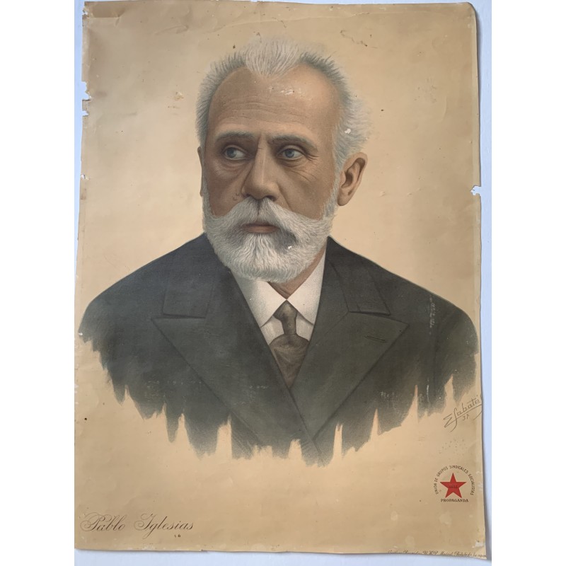 Pablo Iglesias Posse - Propaganda socialista spagnola 1937