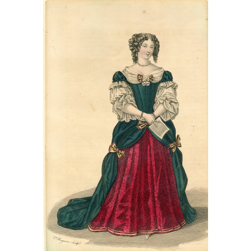 F. Marguerite de Sevigne (Countess of Grignan) engraved by Edward Hargrave.