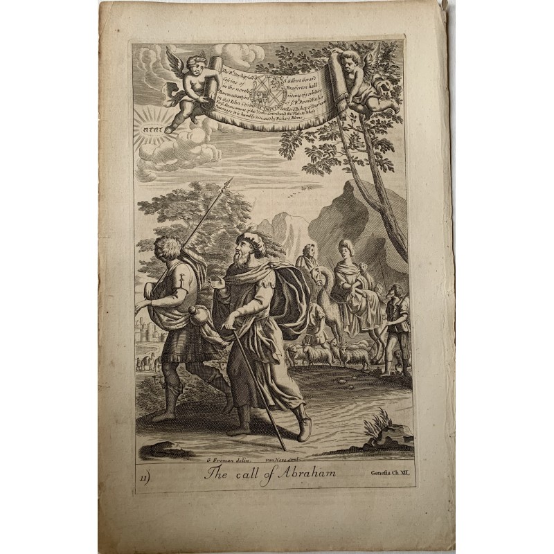 L'Appel d'Abraham, gravé par Van Hove d'après une œuvre de G. Freeman.