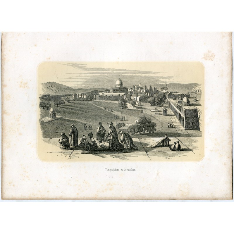 Il Monte del Tempio e la Cupola della Roccia a Gerusalemme