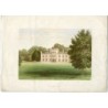 England Colwich. Wolseley Hall (Manor House) lithograph