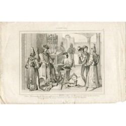 Portugal. Vasco Fernandez de Lucena offering his book to the Duke of Burgundy.