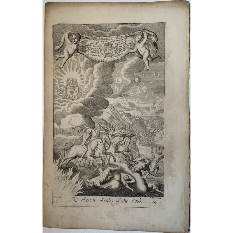 Bible. The Seven Seals of the Book, engraved by Masson after a drawing by B. Lens
