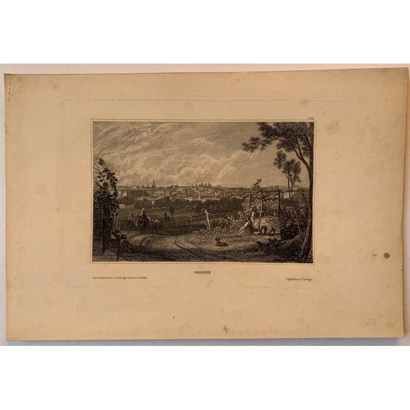 Old Madrid engraving